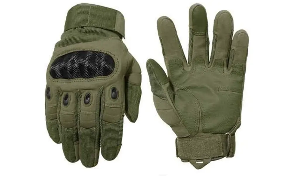 ZaySoo Full Finger Hard Knuckle Motorcycle Gloves