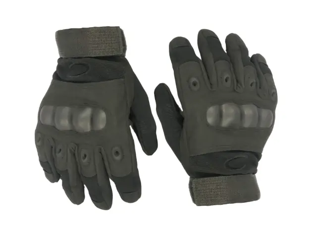 Aadikart Microfiber Full Finger Hard Knuckle Motorcycle Gloves