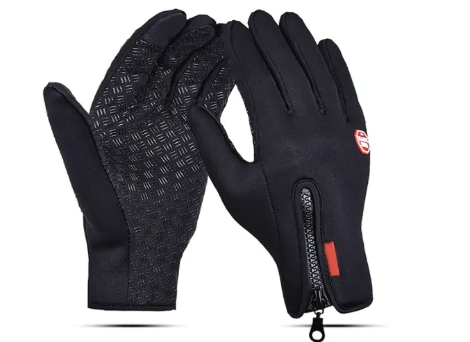 OLAHRAGA Silicone Padded Lightweight Touchscreen Full Finger Gloves